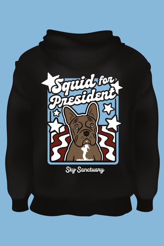 Squid for President Zip-up Hoodie