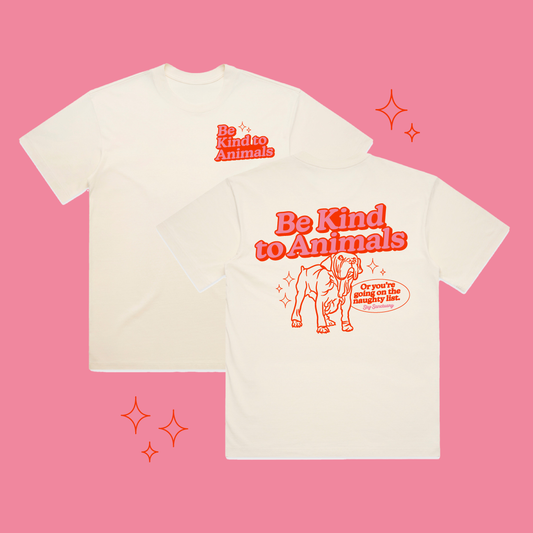 Be Kind to Animals Holiday T-shirt